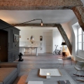 Small Renovated Attic Apartment In Paris With Functional Design