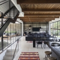 Modern House in Israel with a Dramatic Yet Warm Atmosphere