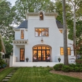 Unique Custom Home with a Transitional Style Façade and Sophisticated Interiors