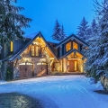 Spectacular Whistler Cedar-Log and Stone Mountain Chalet