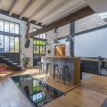 Former Stable Near Paris Converted into a Modern Residential Loft