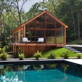 Modern Catskills Mountain Home Blends with the Natural Surroundings
