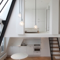 Studio Loft Apartment in Paris with Two Symmetrical Mezzanines