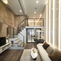 Luxurious Compact Modern Condo Apartment with Double Height Ceiling