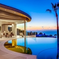 Ocean View Curved Modern Sanctuary on a Hilltop in La Jolla