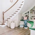 Southern Style Home Secret Staircase Reading Nook