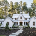 Victorian Inspired Mid-Century Modern American Farmhouse in North Carolina