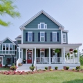 Traditional Character Farmhouse with L-Shape Front Porch