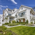 Contemporary Shingle-Style Beach House with Wood Shutters