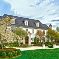 Classical European-Style Home with Contemporary Elegance
