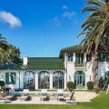 Courtyard Style Villa in Florida with Mediterranean Architecture