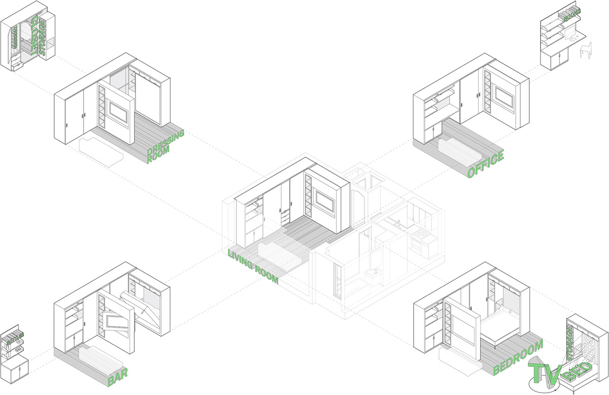 5to1 Tiny Studio Apartment - New York City, NY