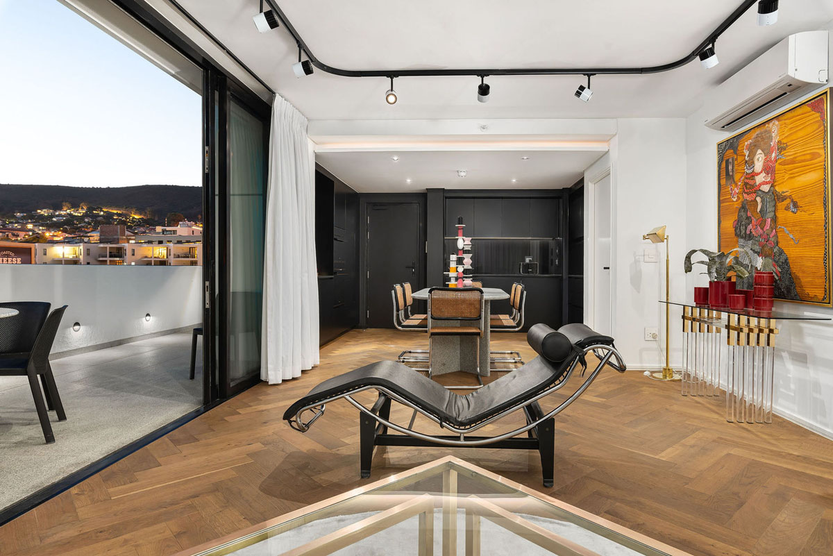 Futuristic Apartment with Abstract Minimalist Architectural Design - Cape Town, South Africa