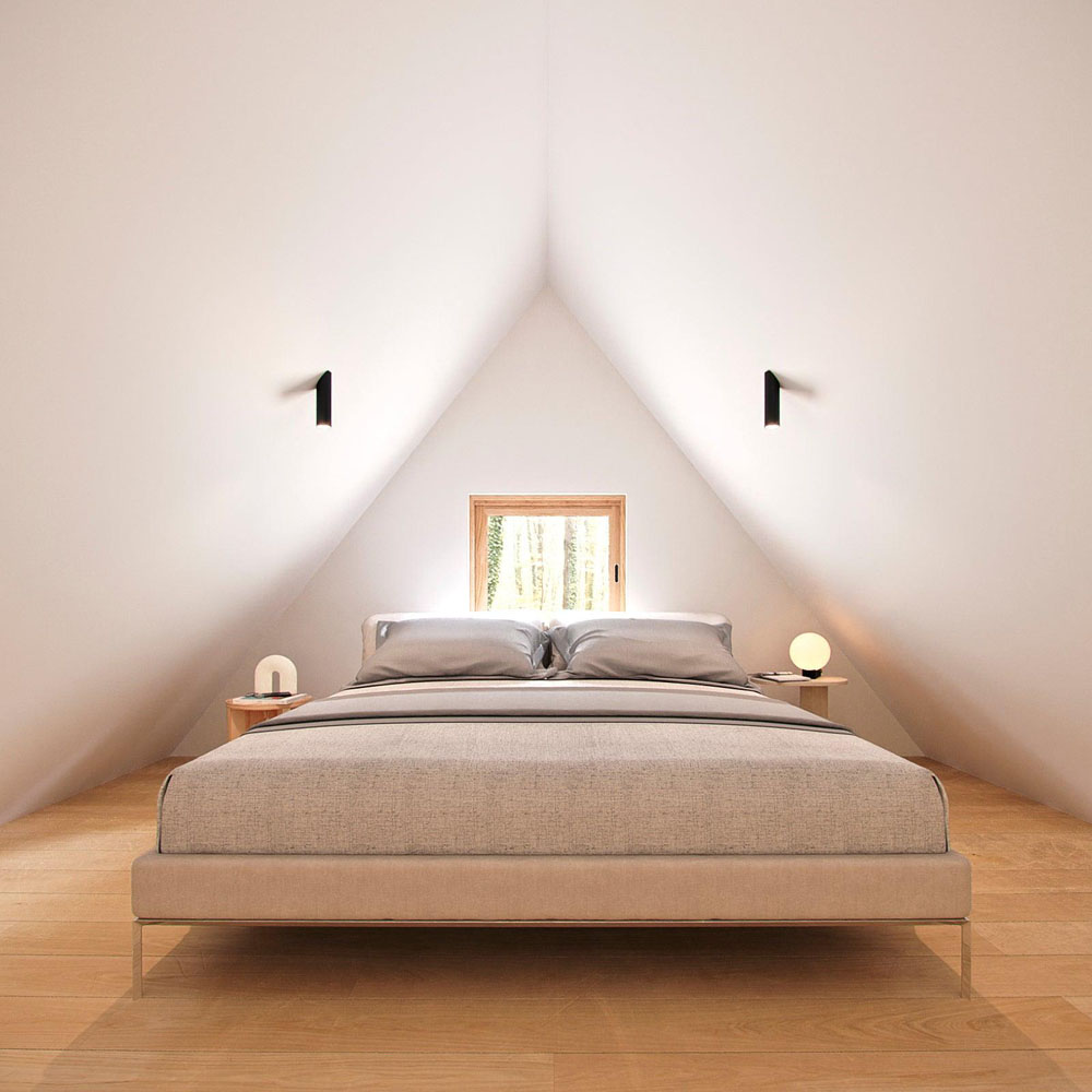 Modern Loft Tiny House Bedroom