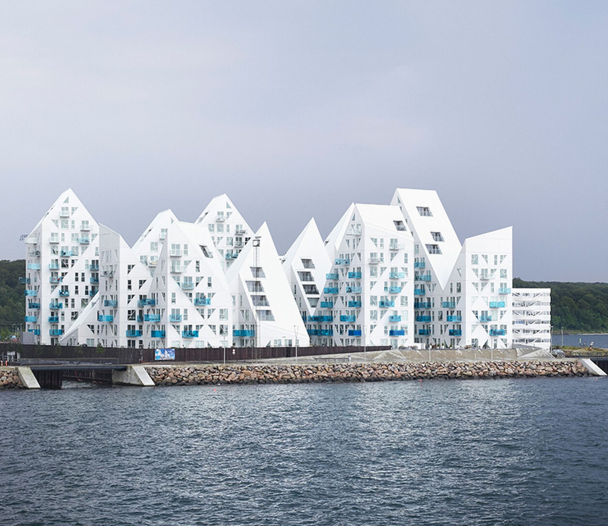 The Iceberg Harbour Front Apartment Complex - Aarhus, Denmark