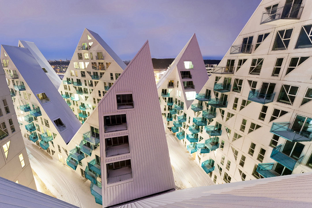 The Iceberg Harbour Front Apartment Complex - Aarhus, Denmark
