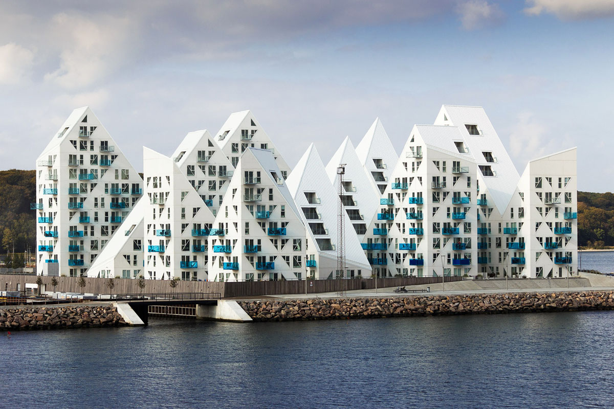 The Iceberg Harbour Front Apartment Complex - Aarhus, Denmark