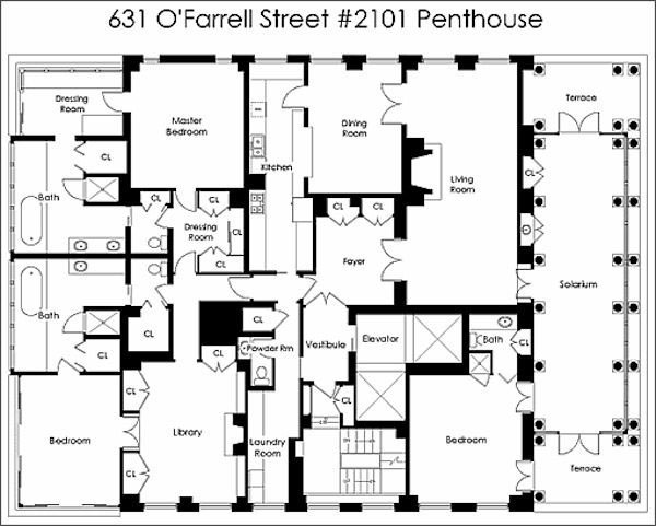 Art-Deco-Penthouse-at-The-Hamilton_20 631-O'Farrell-St-San-Francisco