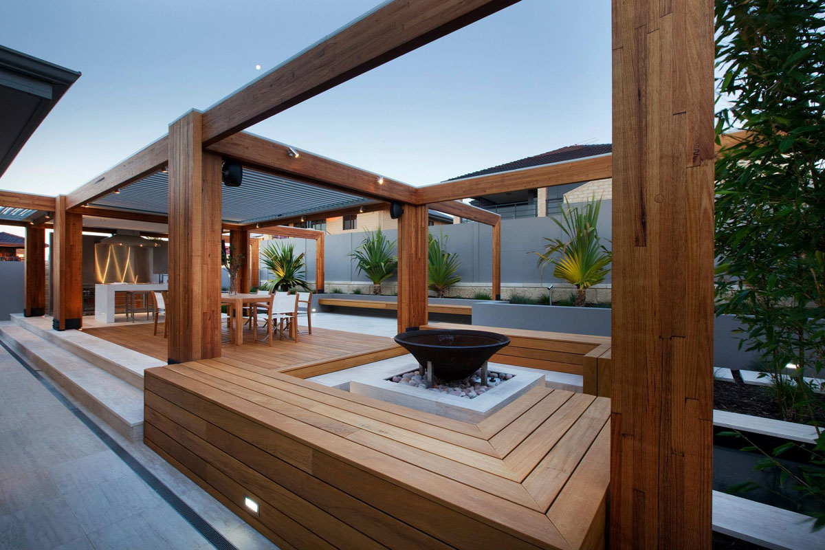 Backyard-With-Teak-Decking_16 Teak Patio Deck