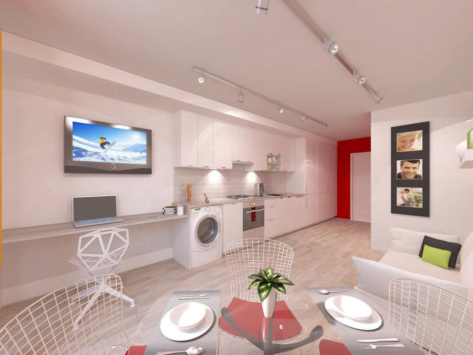 Balance-Small-Condo-Apartment_4 Modern Studio Apartment