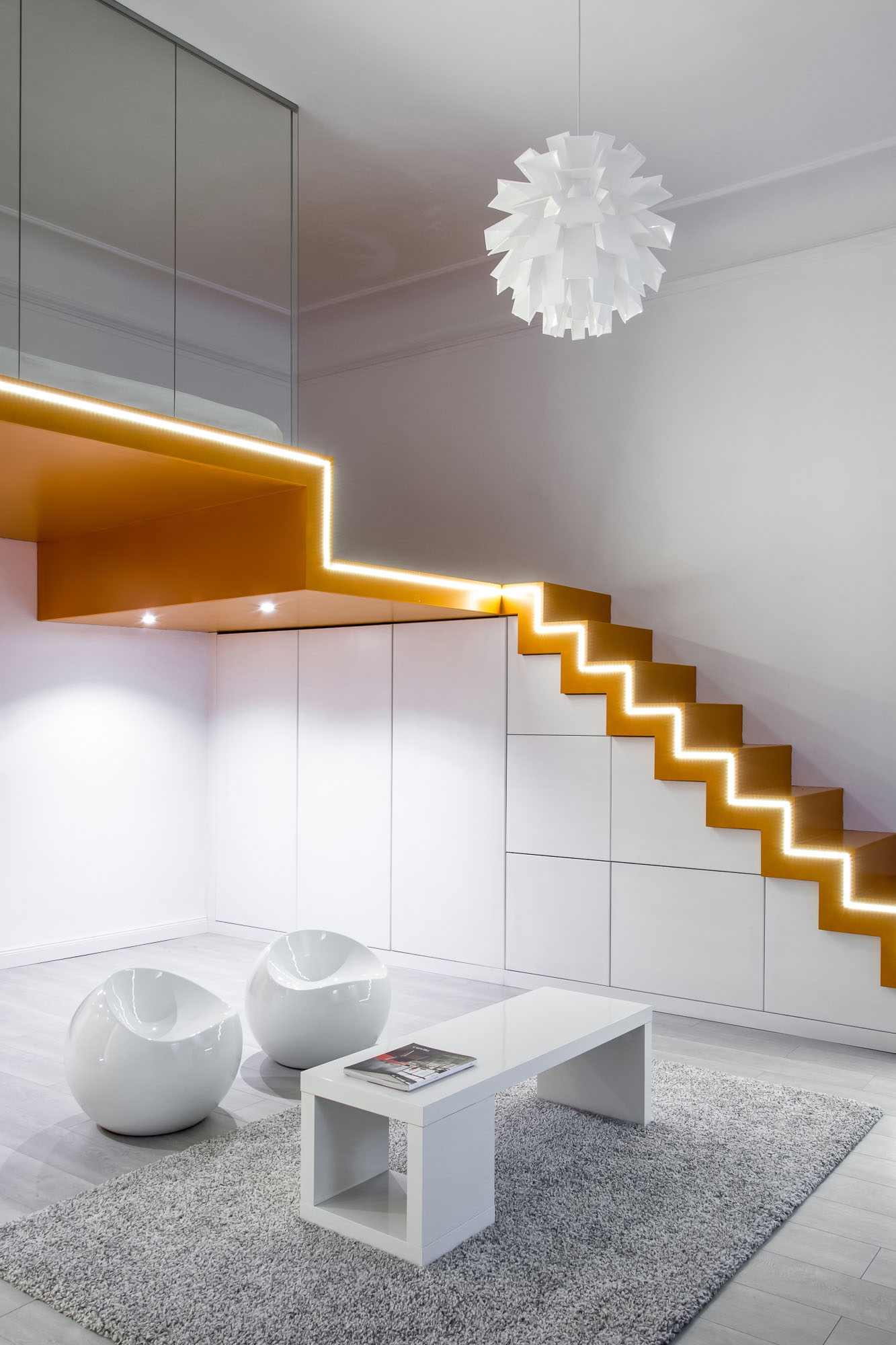 Batlab-Budapest-Loft_3 Modern Apartment Storage Under the Stairs