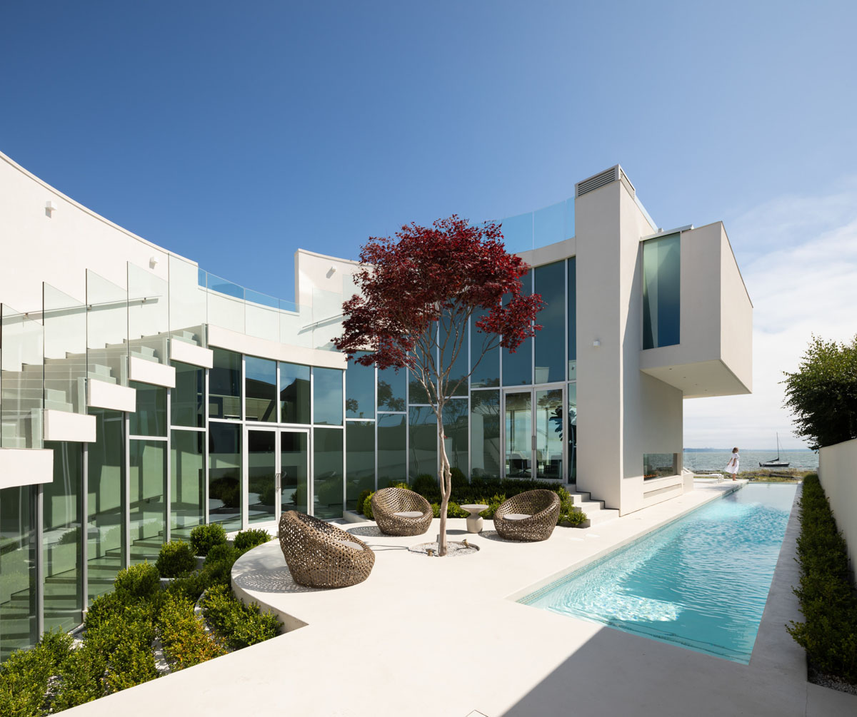 Modernist House with Panoramic Ocean Views - Tsawwassen, British Columbia, Canada