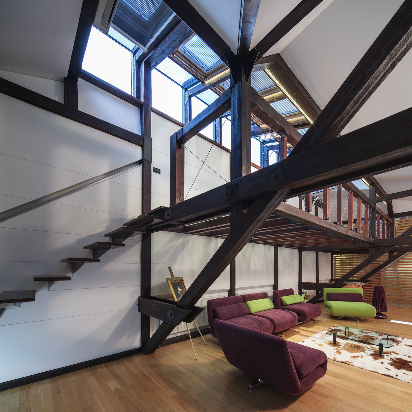 Bucharest-Loft-Apartment_2 Contemporary Loft Apartment in Bucharest