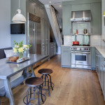 Contemporary Renovated Kitchen In Old Victorian House
