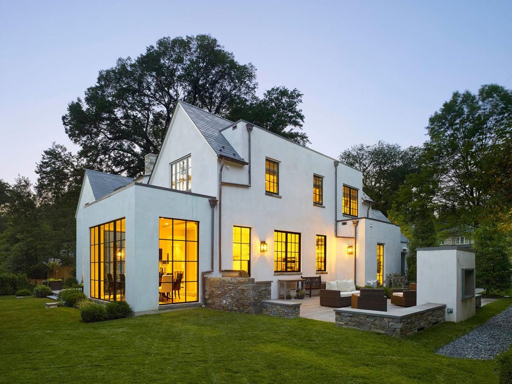 Classic Contemporary Luxury Home - Bethesda, Maryland Bauhaus Inspired Modern Home