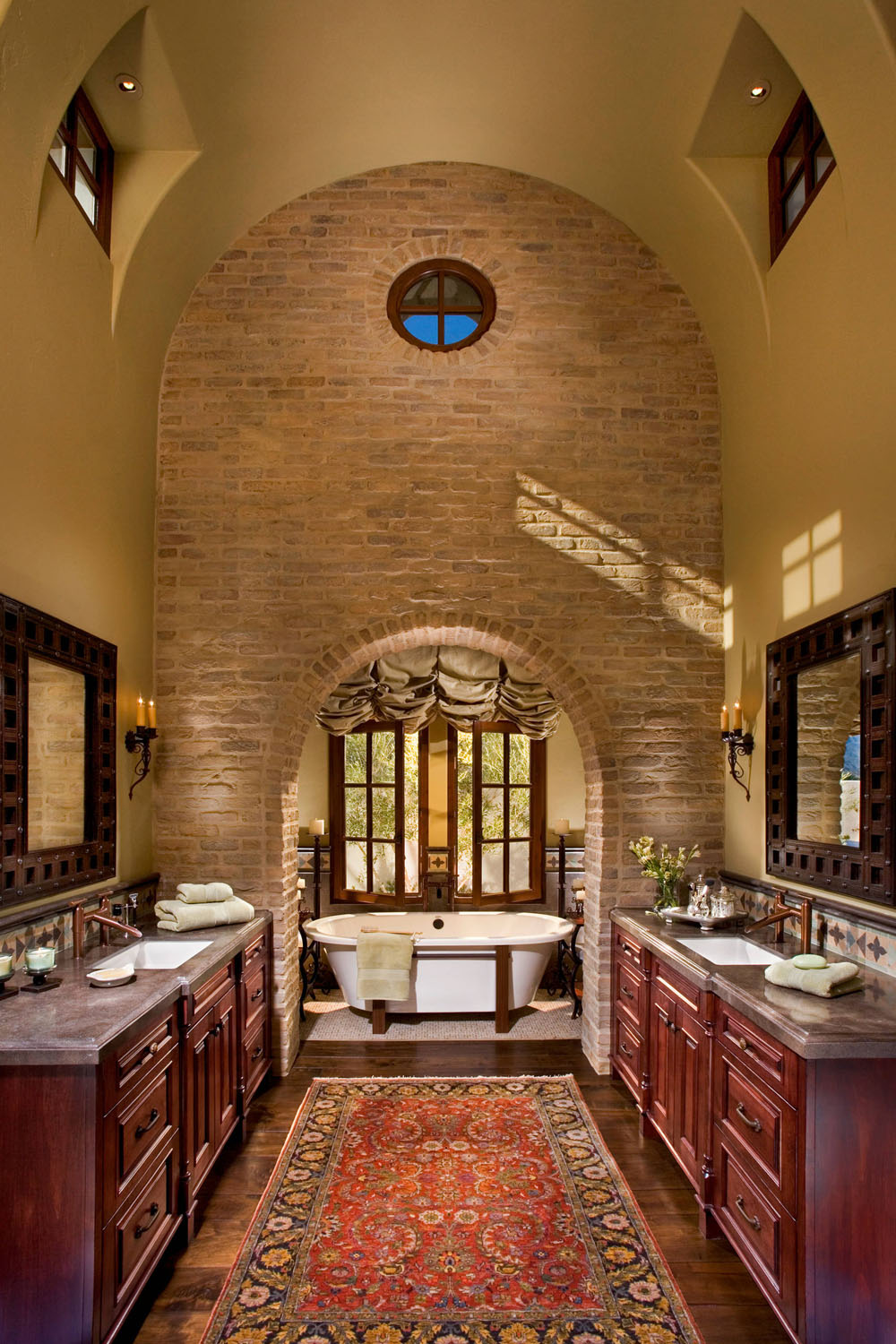 Classic Spanish Style Luxury Home Bathroom - Palm Desert, California