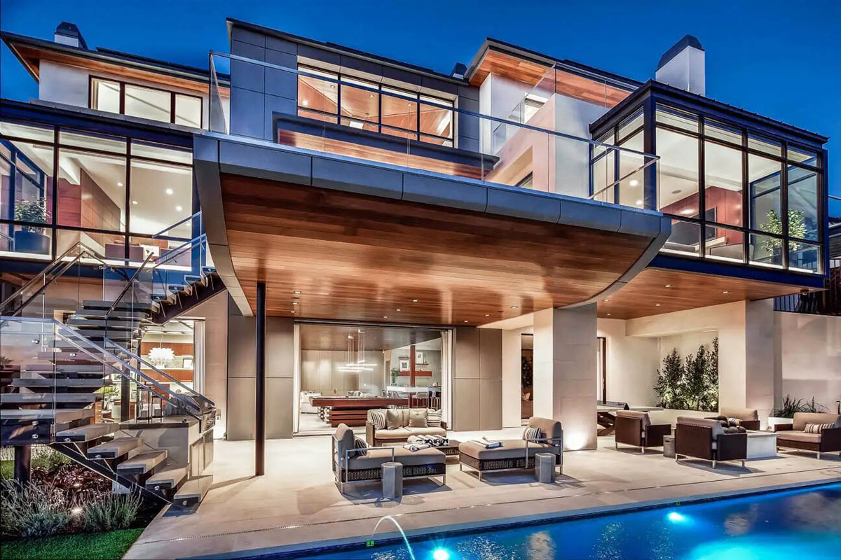 Elegant Modern Ocean View Home - Newport Beach, California