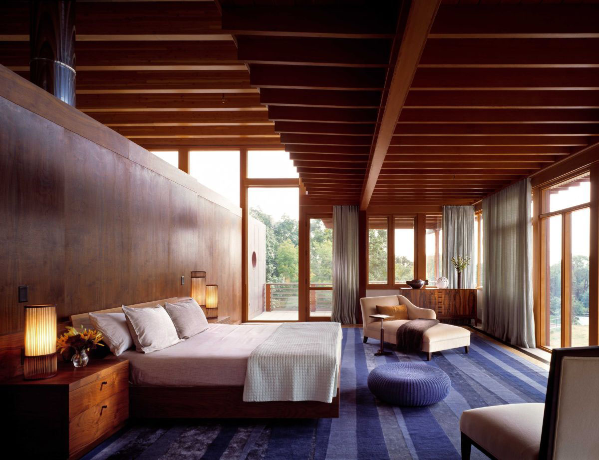 Contemporary-Stone-and-Wood-House_15 Contemporary Stone and Wood House