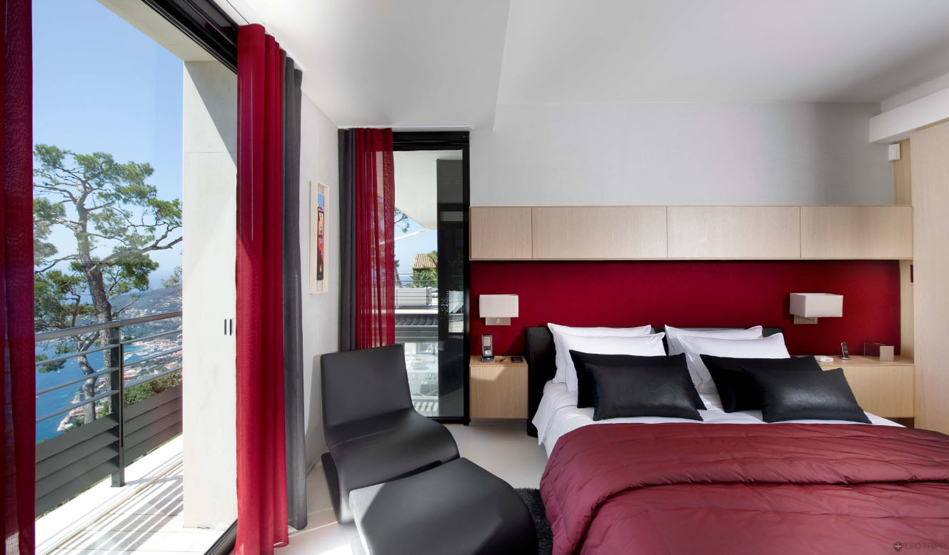 Contemporary-Villa-French-Riviera_8 Contemporary Bedroom Design