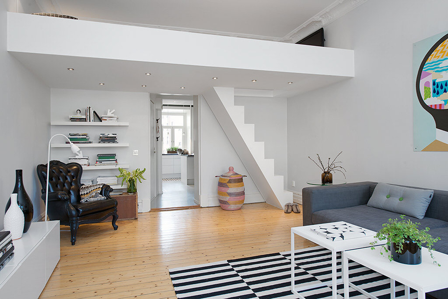 Custom-Loft-Gothenburg_1 Tiny Loft Apartment