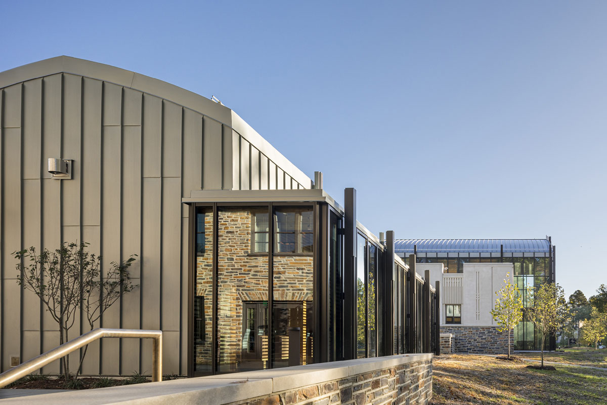 Duke University Modern Building Addition with Classical Elements - Durham, North Carolina