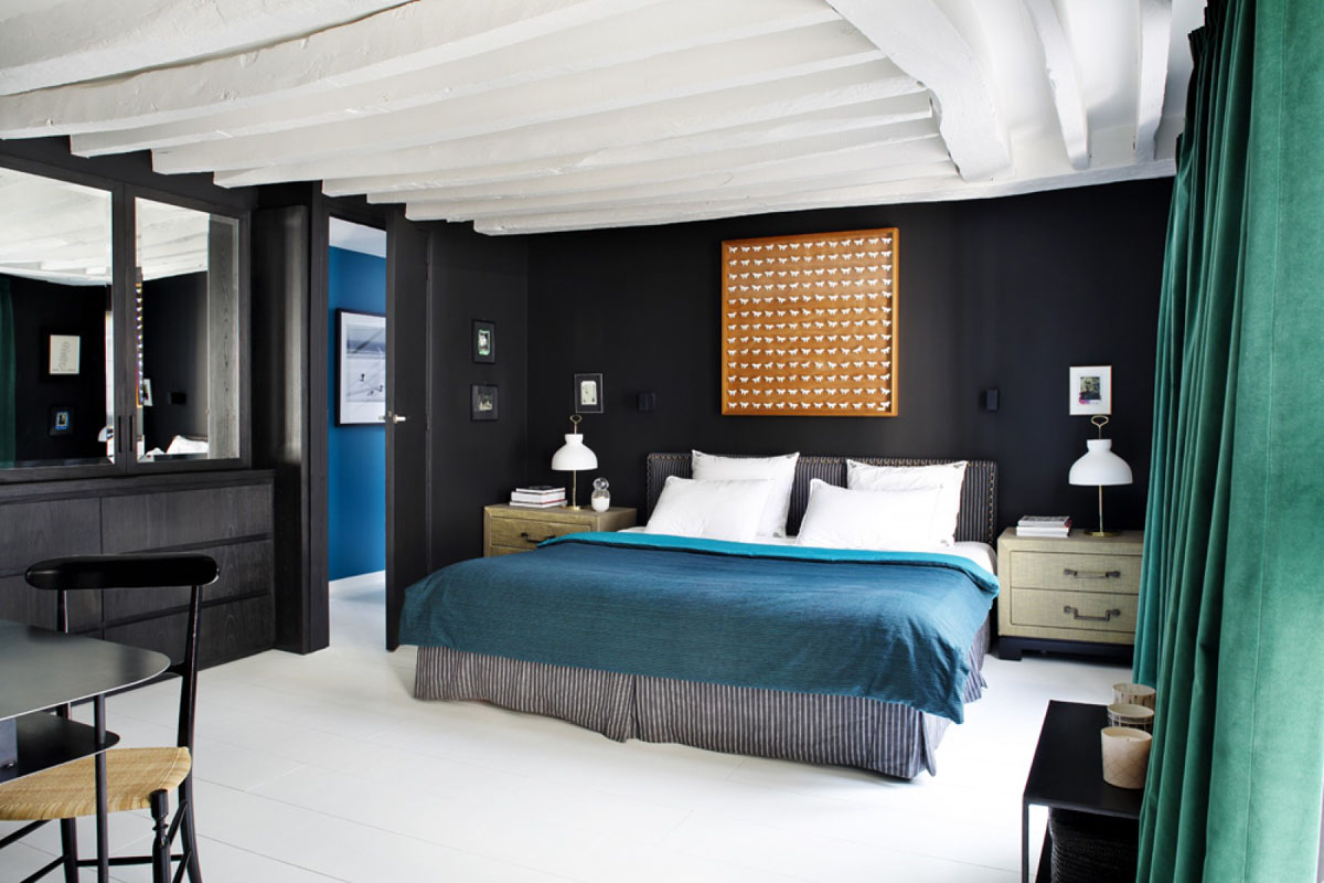 Duplex-Parisien-Sarah-Lavoine_10 Blue palette bedroom design