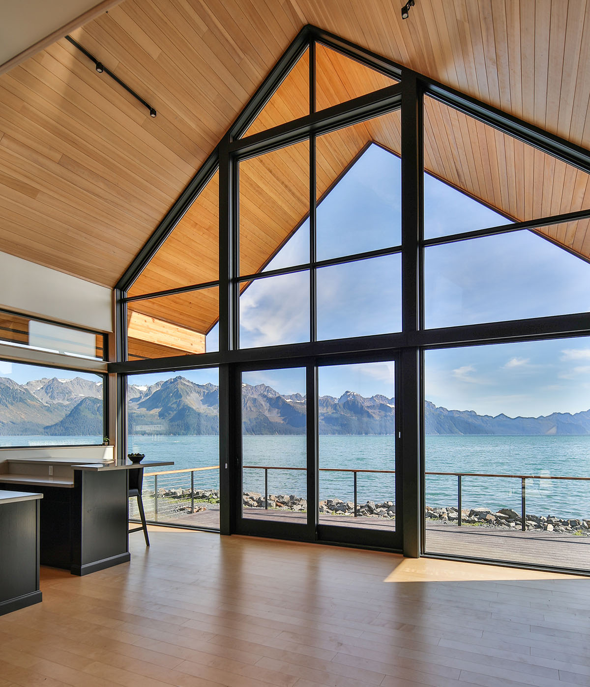 Modern Waterfront Home in Alaska