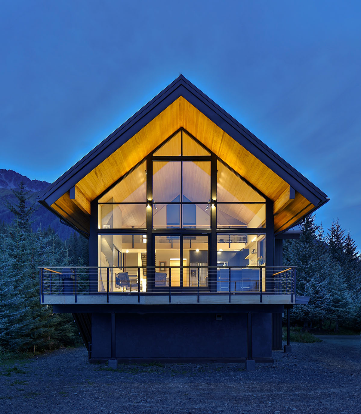 Modern Waterfront Home in Alaska