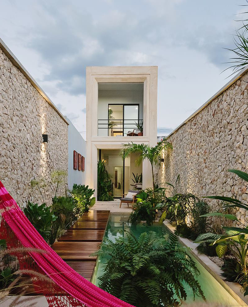 Elegant Cozy Vacation Villa - Merida, Yucatan, Mexico Modern Tropical Villa