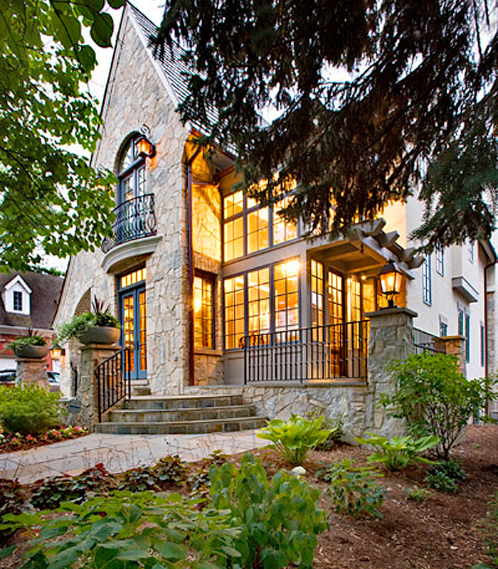 English Cottage Style Modern Tudor Exterior - Illinois