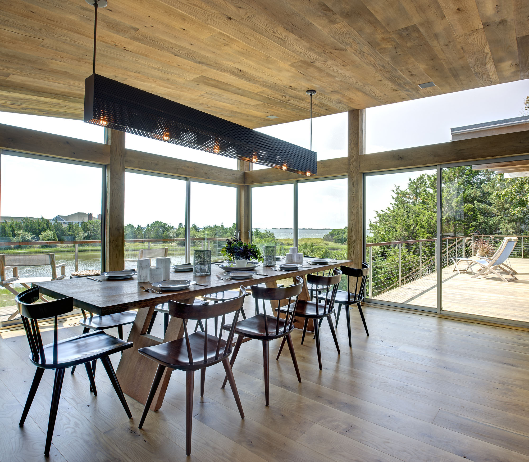 Far-Pond-House_3 Dining Room with Water View