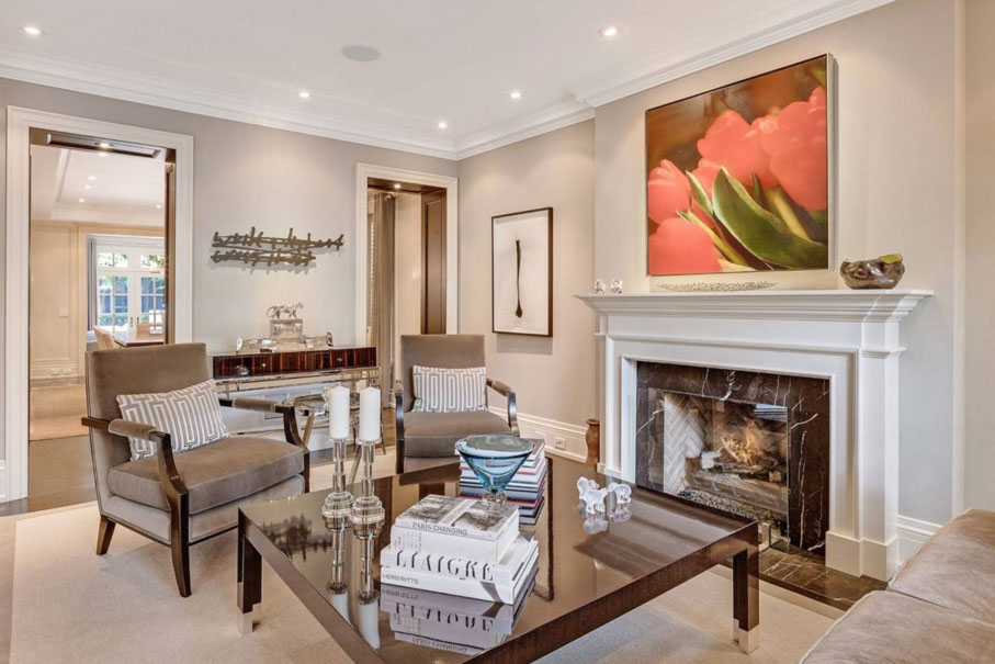 Elegant Custom Home Contemporary Interiors - Toronto, Ontario, Canada