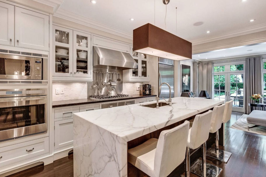 Elegant Custom Home Contemporary Interiors - Toronto, Ontario, Canada