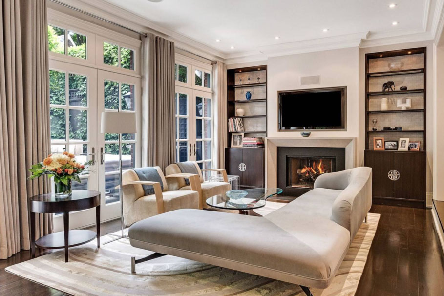 Elegant Custom Home Contemporary Interiors - Toronto, Ontario, Canada