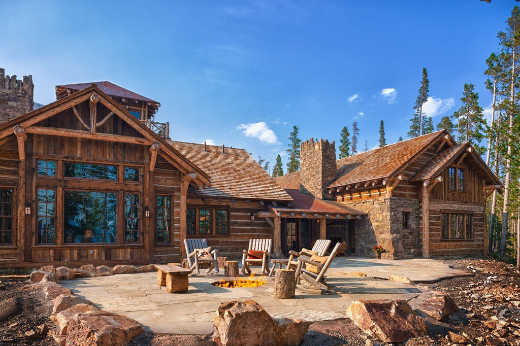 Foxtail-Residence-Montana_5 Rustic Mountain Retreat Montana