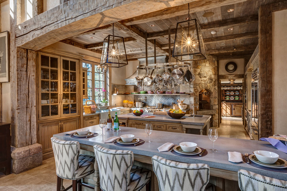 Rustic French Norman Style Kitchen