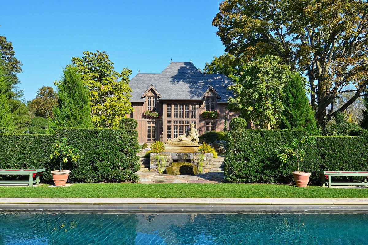 Unique French Norman Style Mansion - Greenwich, Connecticut House Design Inspired by Marie Antoinette Retreat