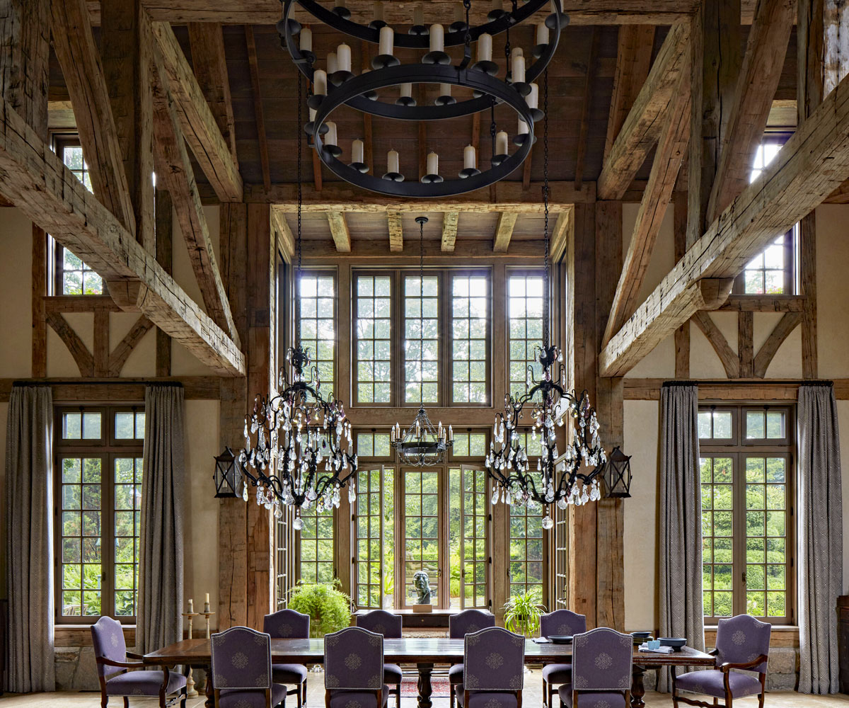 Rustic Manor with French Normandy Architecture - Greenwich, Connecticut