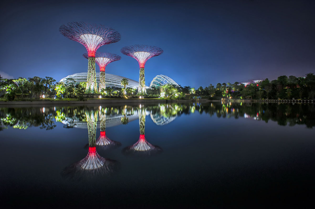 Gardens-By-The-Bay-Singapore_22 Gardens by the Bay at Night