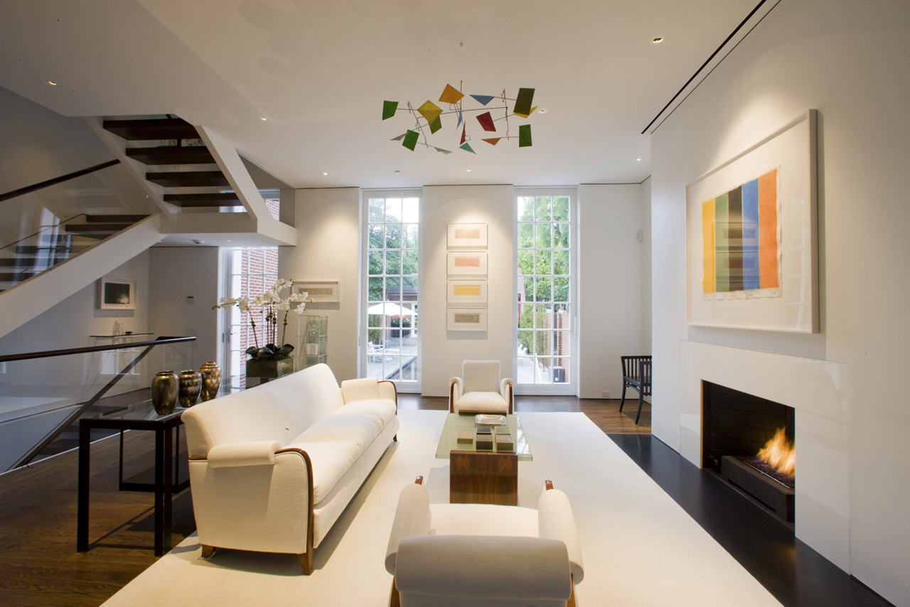 Georgetown-Federal-Era-Townhouse_2 Luxury Townhouse Contemporary Interior